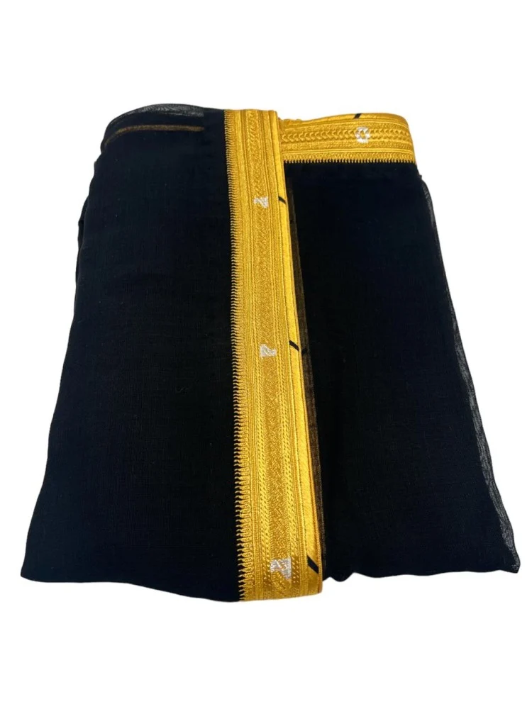 مشلح ملكي يدوي فاخر - أسود